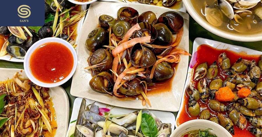 Boiled Freshwater Snails