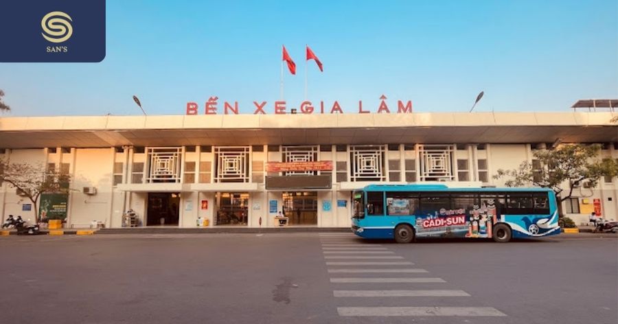 Gia Lam Bus Station in Hanoi