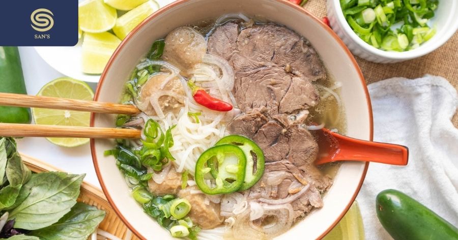 Pho Bo (Beef Noodle Soup)