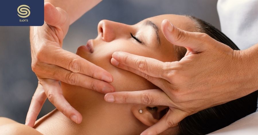 massage cho mặt