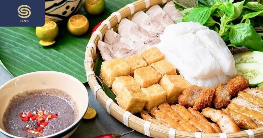 Bún đậu mắm tôm Hàng Khay