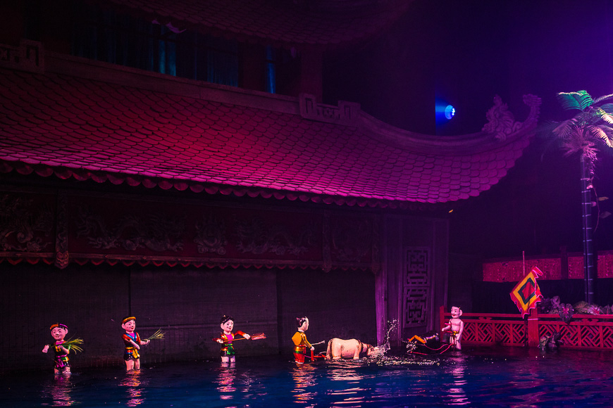 Water puppet theatre - things to do in Hanoi