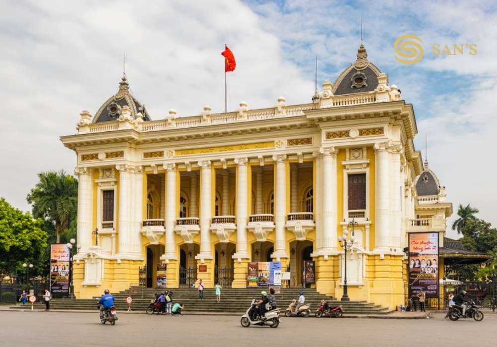 Hanoi Opera House at Hanoi's French Quarter