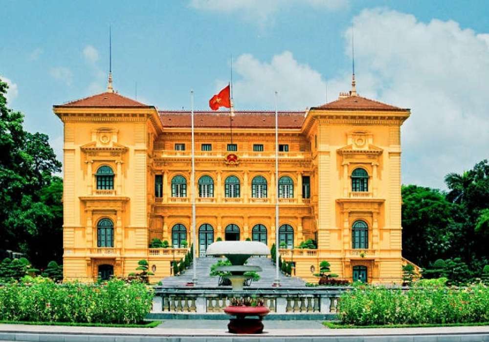 Presidential Palace at Hanoi's French Quarter