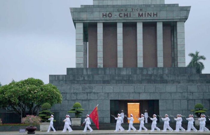 Inside the Ho Chi Minh Mausoleum