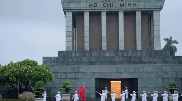 Inside the Ho Chi Minh Mausoleum