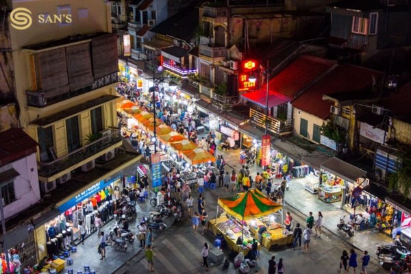hanoi street markets