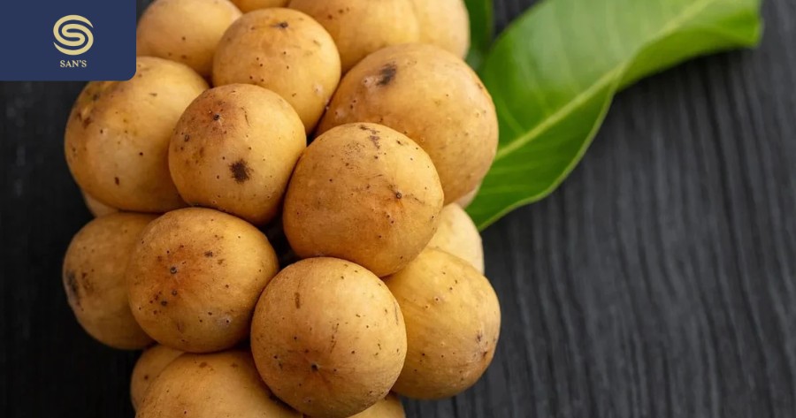 Langsat fruit has a sweet and sour taste and a characteristic aroma (Source: Collected)