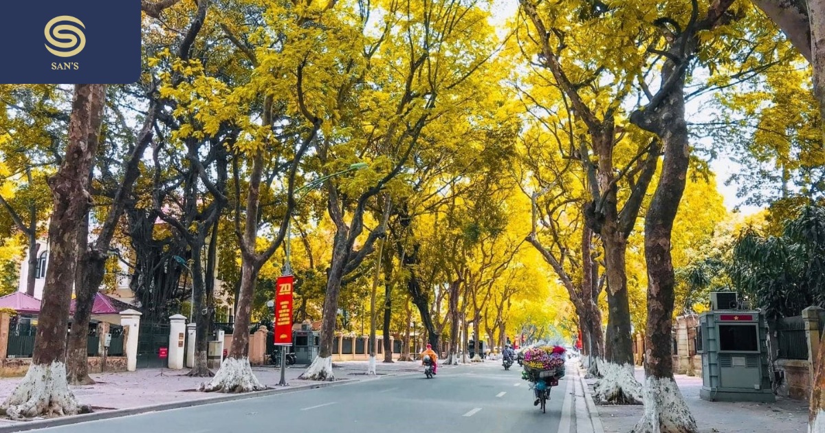 Hanoi streets in September