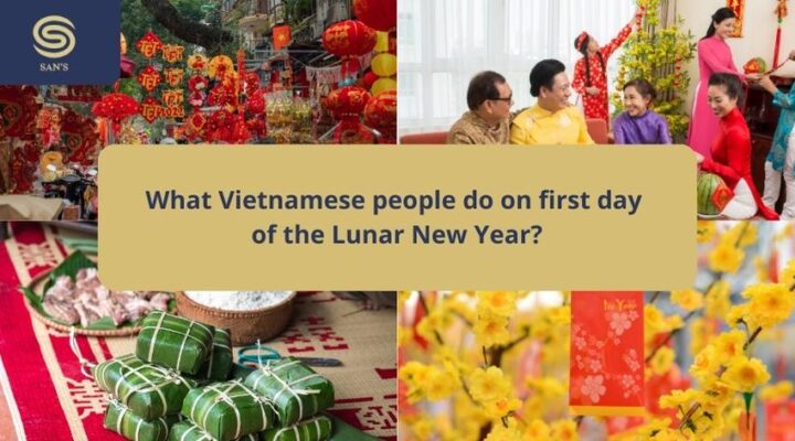 on first day of the lunar new year vietnamese