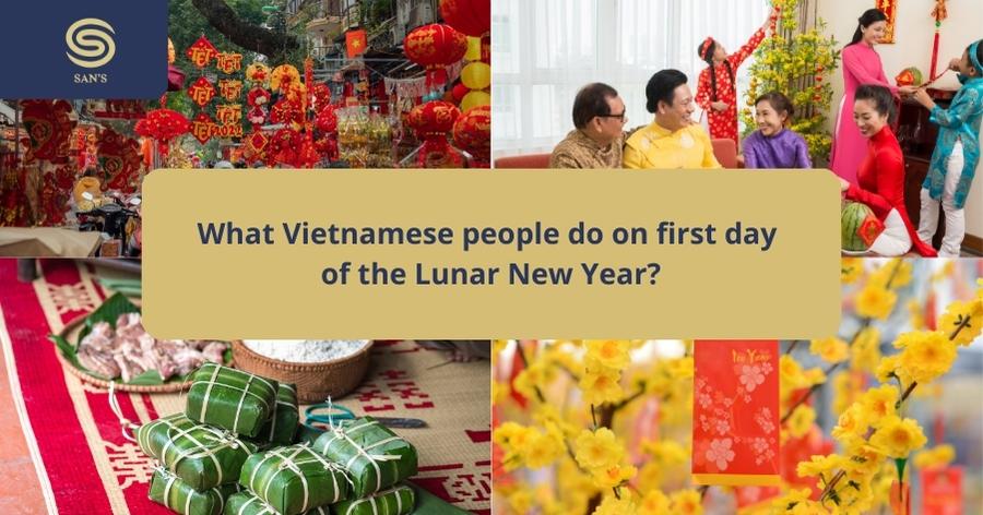 on first day of the lunar new year vietnamese